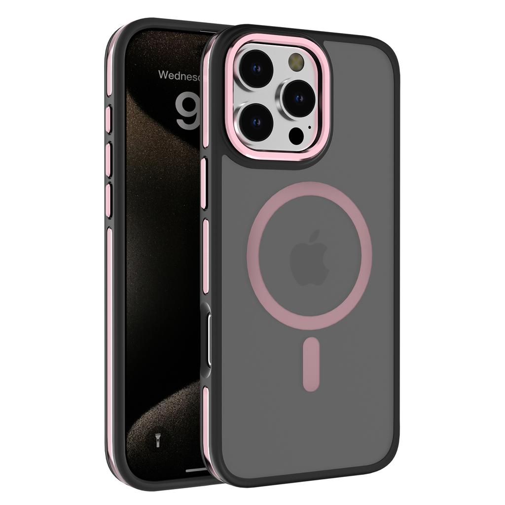 C1 Series For iPhone 13 Pro Max Case Skin-Touch TPU+PC Drop-Proof Phone Cover Compatible with MagSafe