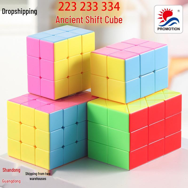 

Yisheng Smooth Magic Cube: Irregular Edge Candy Color Puzzle for Girls - Educational Toy