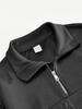 American Retro Patchwork Stand Collar Zipper Pullover Hoodie