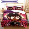 3pcs Juice WRLD Bedding Set Duvet Cover Closure Includes 1 Duvet Cover & 2 Pillowcases, Soft and Comfortable for All Seasons.