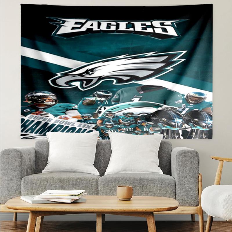 Philadelphia Eagles Tapestry Accessories Playroom Tapestry, for Bedroom,Livingroom, dormitory Room Wall Decor Fan Birthday Gifts