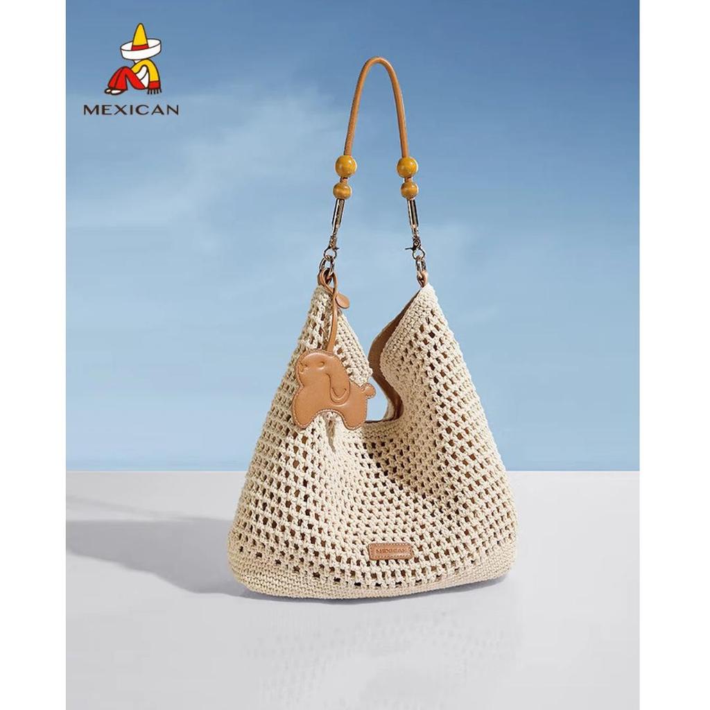 MEXICAN Woven Handbag, Shoulder Bag, Beach Vacation Tote Bag, Casual Bag