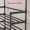 Simple Shoe Rack Multi-layer Metal Storage Rack Bedroom Corner Large Capacity Rack Shoe Cabinet Multifunctional Storage Rack
