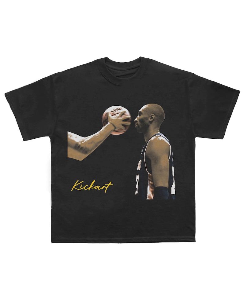 No Flinch Kb Tee | Heavyweight Streetwear Graphic Unisex T-Shirt | Premium DTG Basketball Tee S