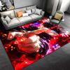 Atemberteppich mit Anime-Charakter, leuchtende Farben. Geeignet als rutschfeste Spielmatte für Sofas im Wohn- und Schlafzimmer.