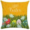 Home Decoration Easter Pillowcase Cute Rabbit Egg Print Pillowcase Living Room Sofa Cushion Cover Bedroom Room Decoration