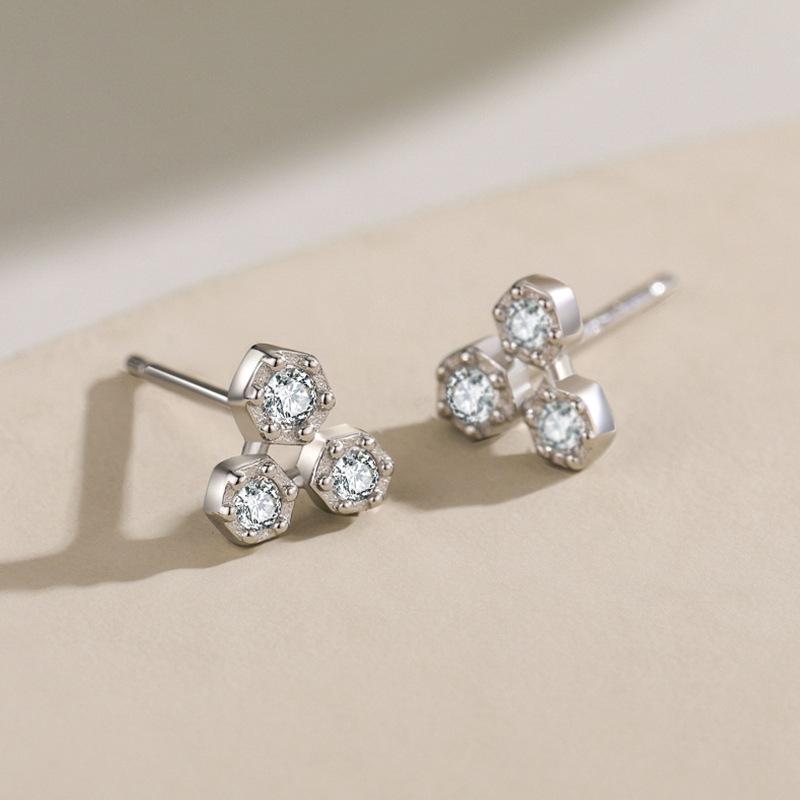 Tancise 925 Sterling Silver Zircon Earrings Drop Earrings For Women Wedding Party Gifts