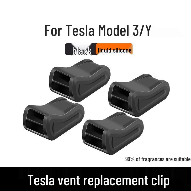 Tesla Model Y/3 Lüftungsschlitz-Clip Halter für Lufterfrischer - Innenraum Mod.