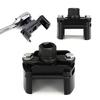 Universal Adjustable Oil Filter Wrench Two-Jaws 60-80mm Range Filter Remover Tool for Auto Maintenance