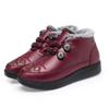 Damen Winter Warme Plüsch Baumwollstiefel Mama Oma Schuhe Rutschfeste Weiche Sohle Dicke Indoor Outdoor Schneestiefel