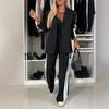 Womens Suit Set Dressy Business Work 2 Piece Outfits Open-Front Blazer and Pants