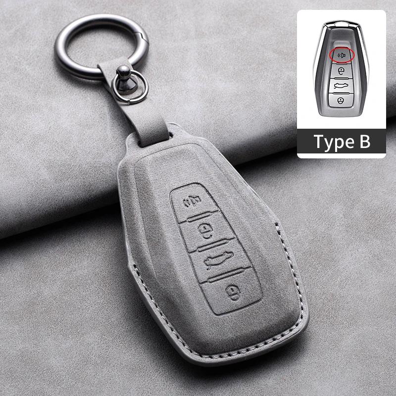 Car Key Case Cover Protector Shell For Geely Coolray EX7 X6 X7 Geometry Emgrand Global Kulrey Hawk GX7 Okavango NL3 SUV GT GC9