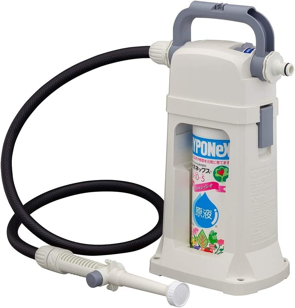 Takagi Easy Liquid Fertilizer Dilution Kit (SK) with Empty Dilution Bottle, a Collaboration Product with Hyponex Japan, Stylish Monochrome GHZ101SK