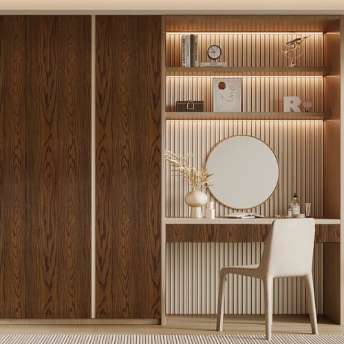 Shackcom Wood Grain Wallpaper Sticker (40cm X 300cm, 1 Roll) Peel-and-Stick Wallpaper, Waterproof, Oil-Resistant, Stain-Resistant, Mildew-Resistant, R