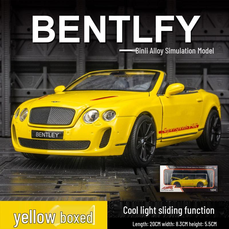 

Caipo 68259 Bentley Continental ISR Convertible Alloy Model Car with Sound & Light Features