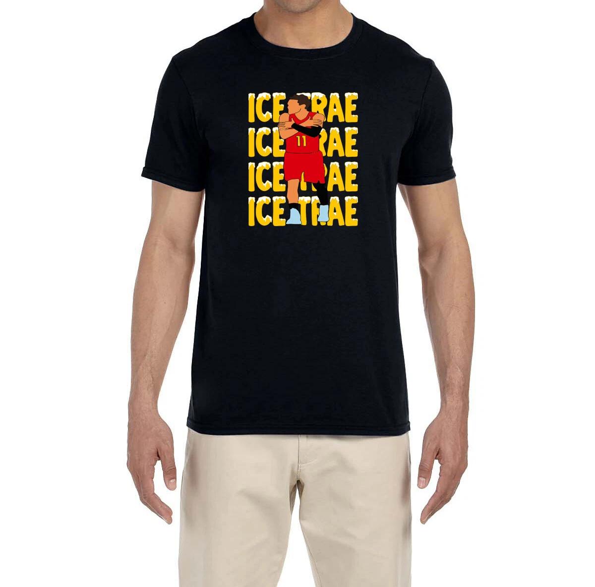 Atlanta Hawks Trae Young Ice Trae Text Pic T-Shirt XS