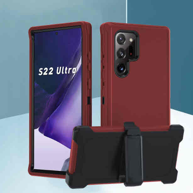 Shockproof Phone Case Colorful Series Multi Color for Samsung Galaxy S22 Ultra Mobile Phone case