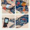 1pc Decorative Floral Print Water Resistant Anti SlipTablecloth Wash Free and Stain Resistant PVC Heat-insulating Tablecloths for Kitchen Room
