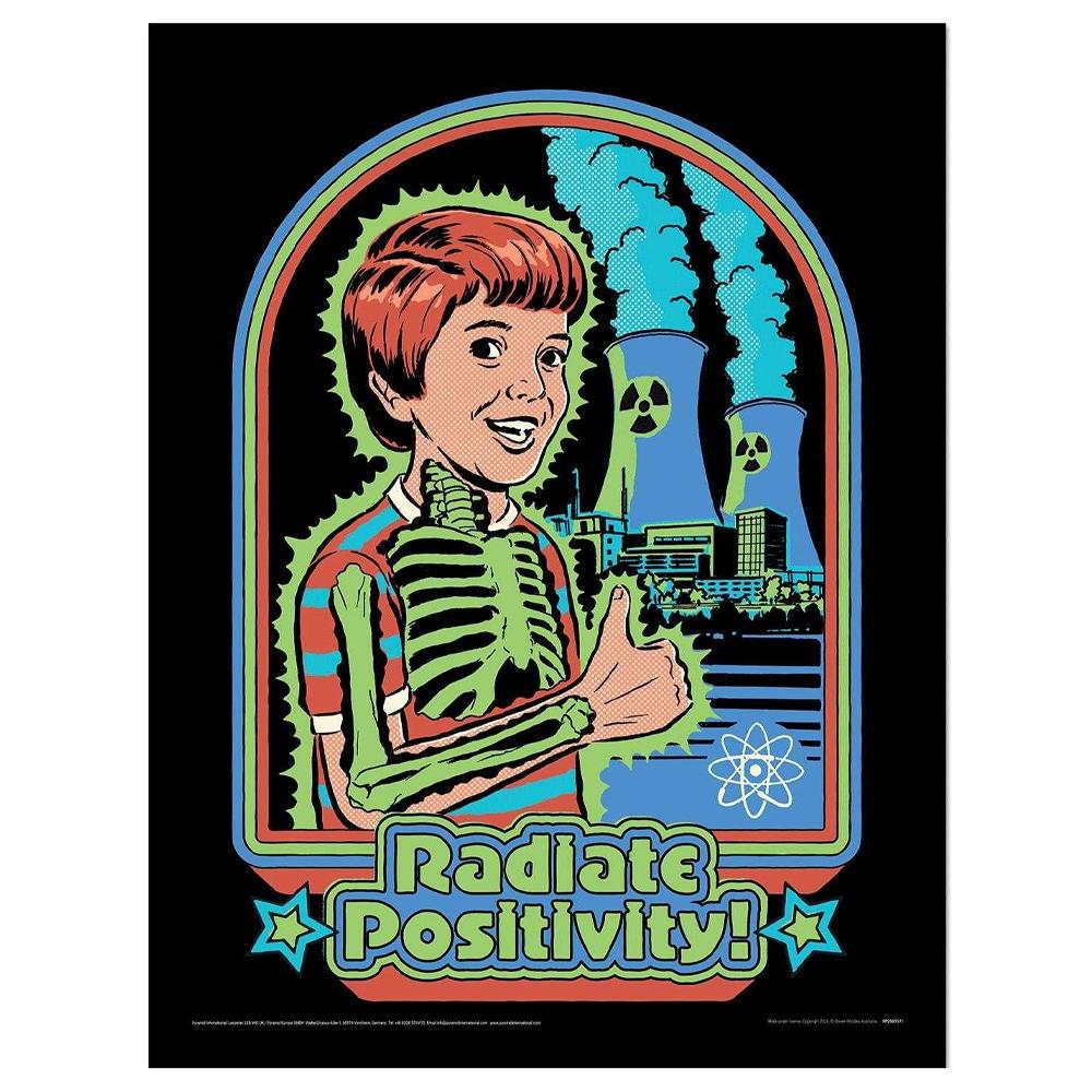Steven Rhodes Radiate Positivity Framed Poster