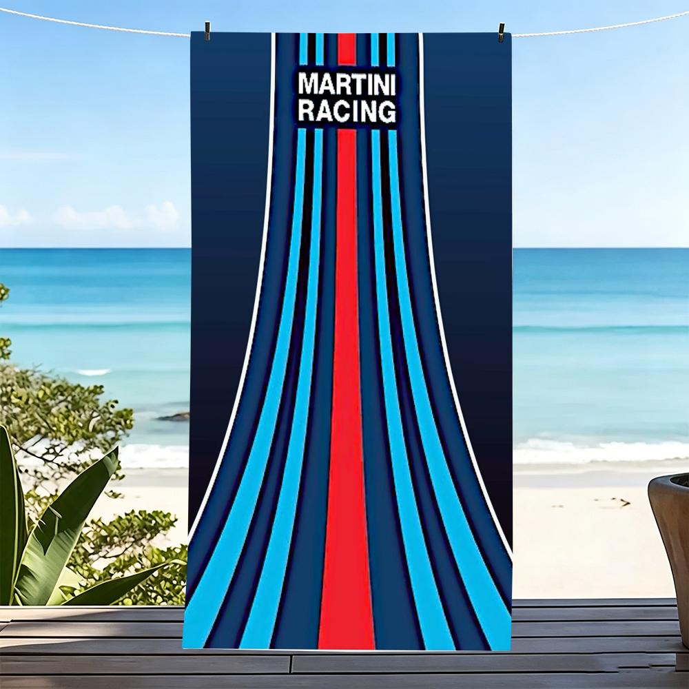 Popular   Racing Logo Towel Microfiber Beach Towel, Quick-Dry, Sand-Free, Ultra-Fine Fiber, Super Soft.