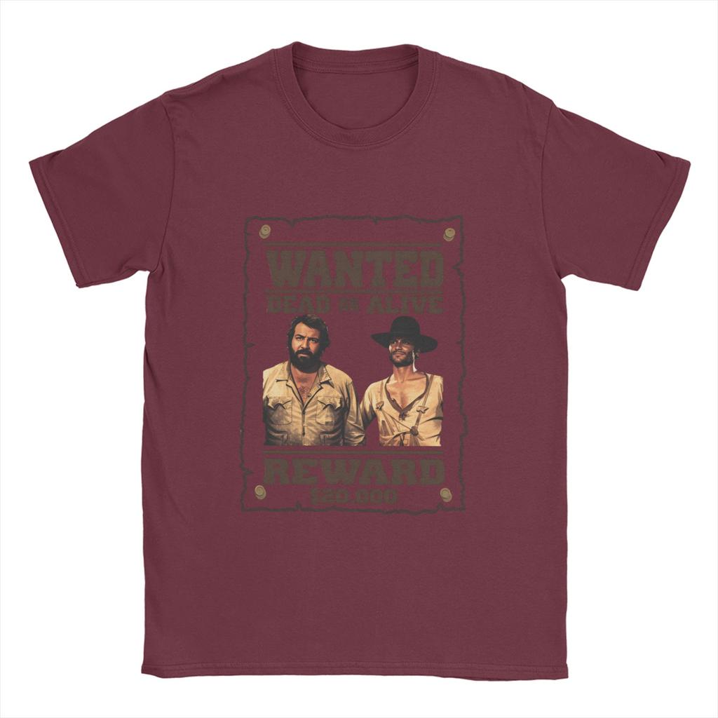 Unisex Humor Bud Spencer And Terence Hill T Shirts Cotton Clothes Novelty Short Sleeve Round Collar Tees Birthday Gift TShirt