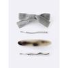 Velvet Ribbon Hairpin 4p