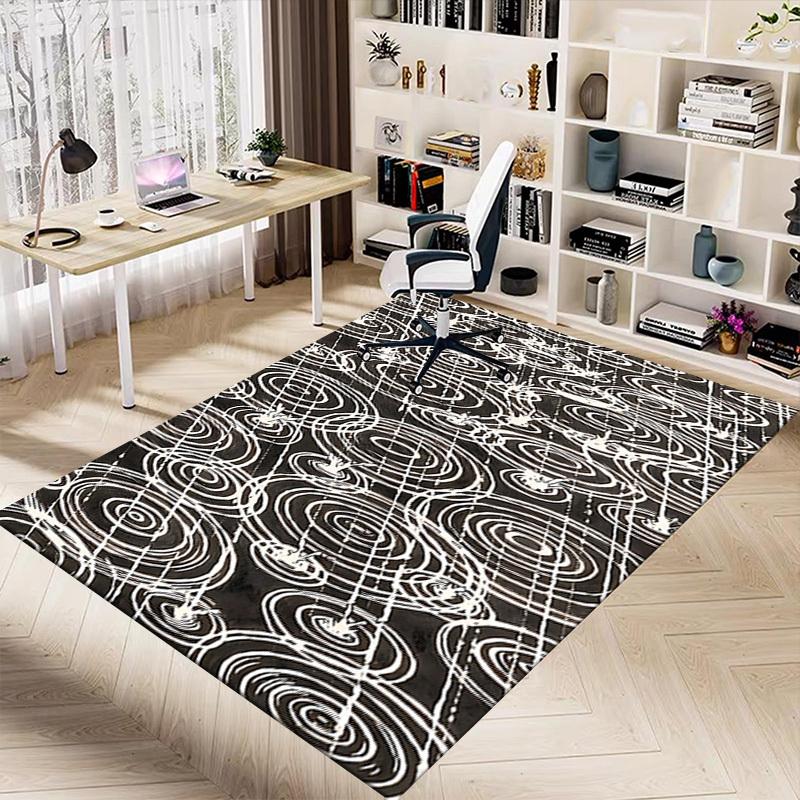 1PC Circles Pattern Extra Large Non Slip Floor carpet, Office, family, bedroom Large Area Rug Indoor Rugs, Vibrant Colors