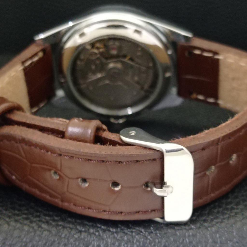 AUTOMATIC VINTAGE REFURBISHED SEIKO 5 6309A JAPAN MENS RED DIAL WATCH a440690-9 Sk-a440690-1