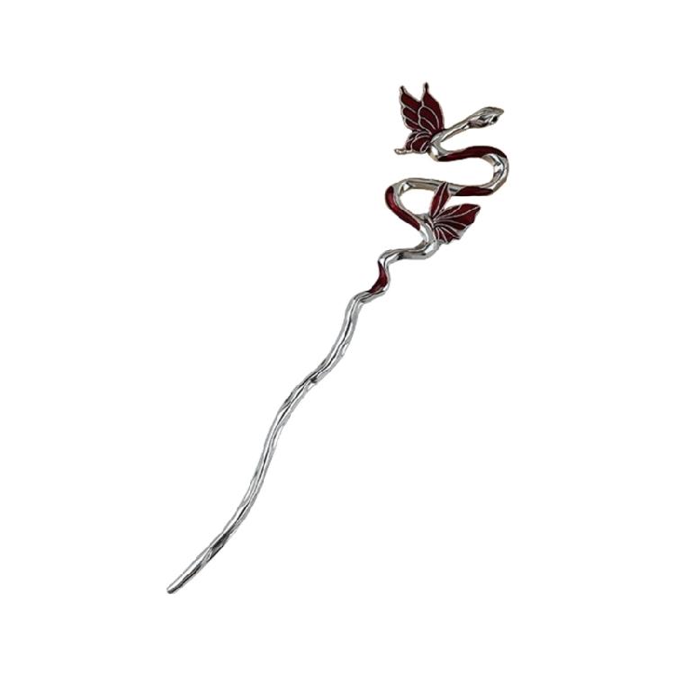 Alloy Hair Stick with Snake Perfect for Parties and Weddings Alloy Serpents Hairpin Photo Props