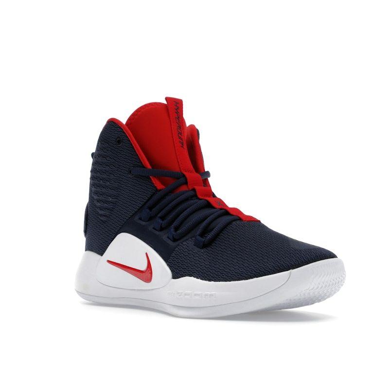 Nike Hyperdunk X EP USA Men Sneakers Blue Midnight-Navy University-Red AO7890-400