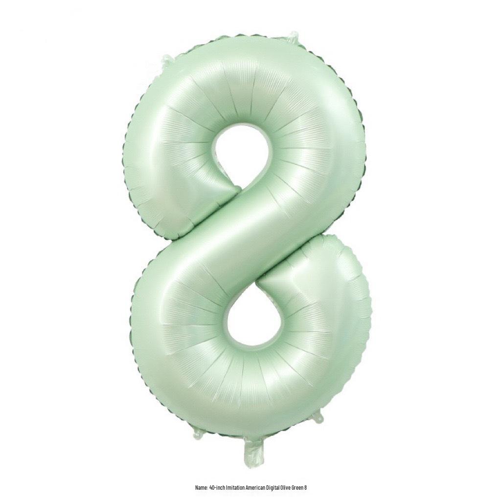40-Inch Cream Number Balloon for Kids' First Birthday Party Decoration