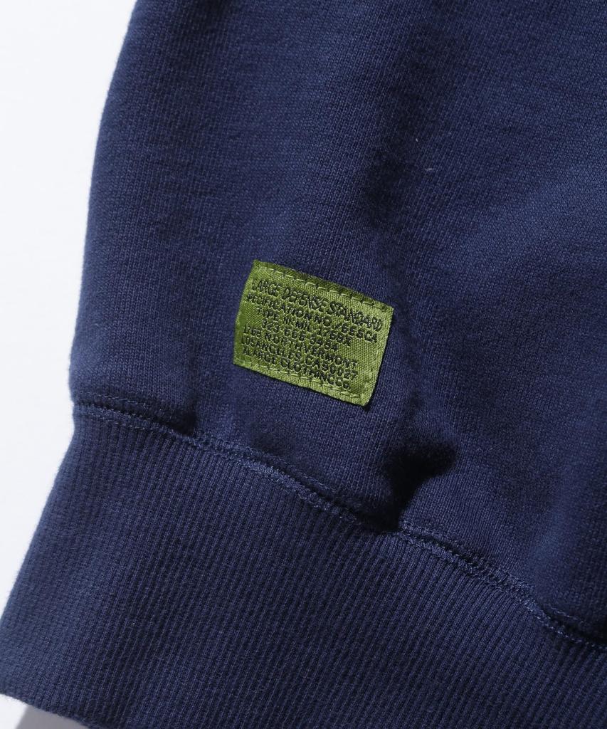 Military Raglan Crewneck Navy [Extra Large] Men's Sweatshirt,