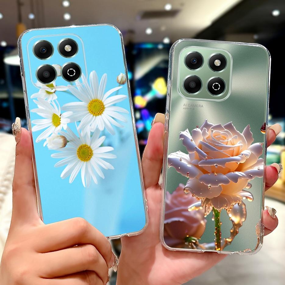 Für Honor X6b Hülle JDY-LX1 JDY-LX2 Niedliche Glückskarpfen Bemalte Abdeckung Weiche Dünne Handyhülle Für Honor X6a X 6b HonorX6a HonorX6b Fundas