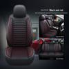 Universal Leather Car Seat Cushion - Five-Seater, Four Seasons, Full Coverage, Comfortable Style.