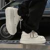 Spring new big head simple thick sole increase shock absorption canvas shoes casual shoes