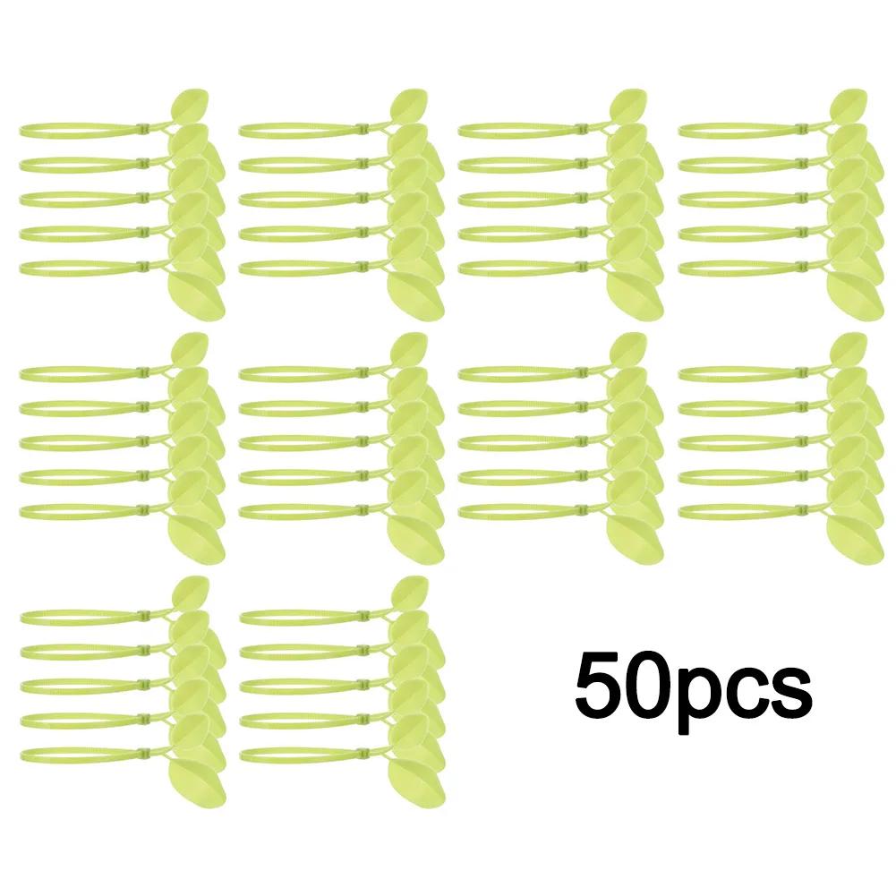 Secure Plant Support Solutions Plant Support Fasteners 20cm Leaf Cable Ties Decorative Leaf Shape Easy To Apply Secure Hold