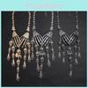 Halloween Skull Necklace With Electroplated Alloy Pendant For Women Punk Style