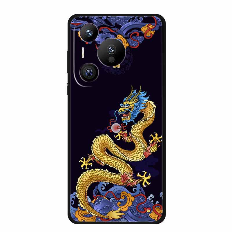 Huawei Pura 70 Pro Retro Embossed Texture Phone Case - Soft Color Painting Style