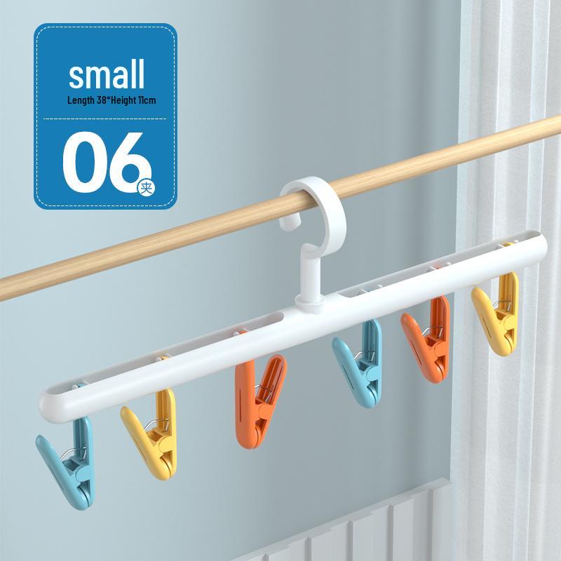 Foldable Multi-Clip Drying Rack for Clothes, Socks, and Underwear