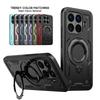 For Magsafe Magnetic Ring Holder Case For Xiaomi 17T 17TPro Wireless Charging Armor Shockproof Silicone Hybrid Cover For 17T Pro