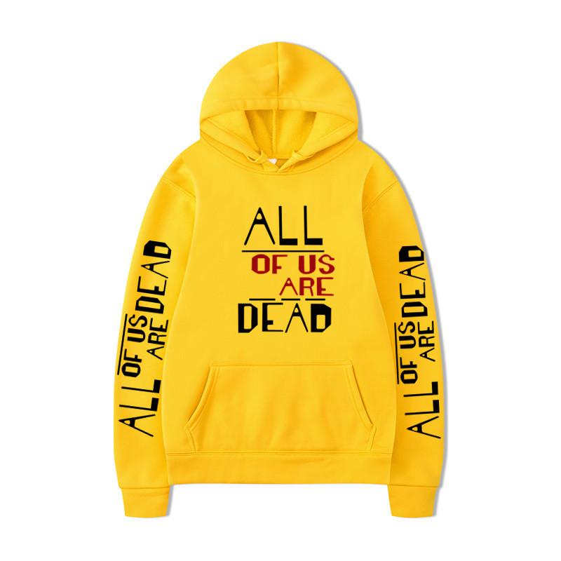 All of Us Are Dead Korean Drama Print Men's Hoodie Vintage Unisex Pullover Men Graphic Hoody Tops Oversize Clothing