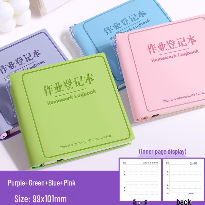 Grade 1 Mini Homework Pocket Notebook for Primary Students