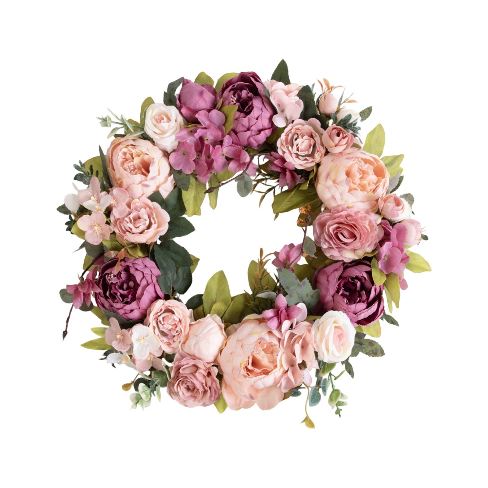 

Festive Christmas Decoration Wreath Holiday Decoration Candlestick Garland One Size