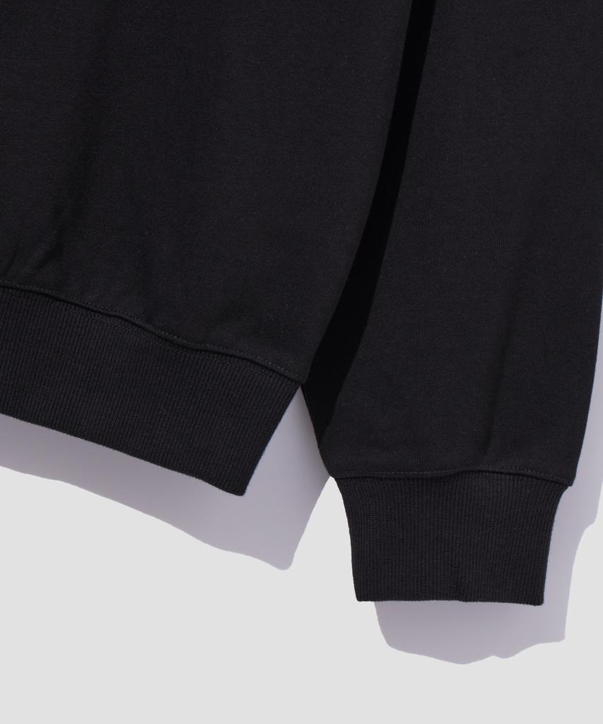 AGOD Layered Crew Neck Sweatshirt [Black]