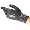 ANSELL HYFLEX 11-840 Gants De Travail Professionnels En Nitrile Résistant À L'abrasion - Lot De 5 - Noir - Taille 11