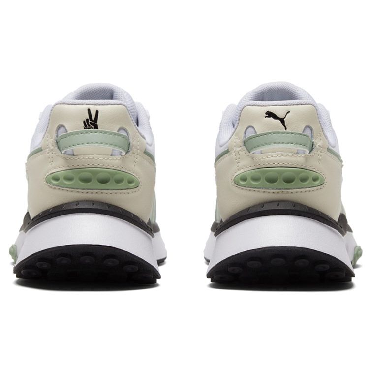 Puma Wild Rider Deconstructed Design Low-Top Training Shoes Unisex Sneakers Ivory 384416-01