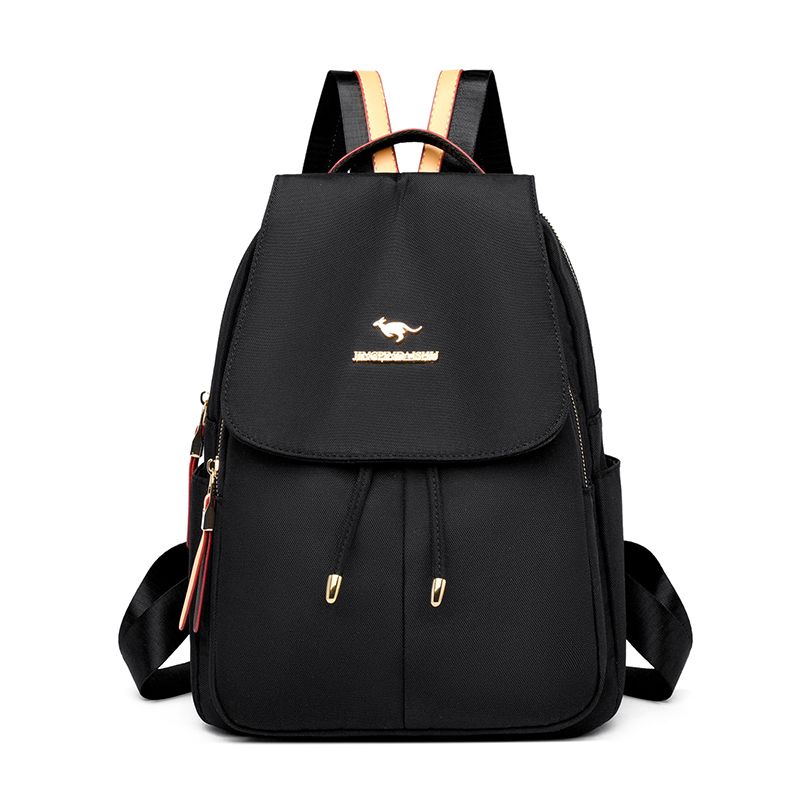 

Scarecrow Fancy Waterproof Oxford Cloth Women s Backpack Fashion K-style Outdoor Travel Casual Backpack Durable Women s Black