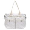 Women Slouchy Tote Handbag Adjustable Strap Daily Commuting Bag Multi-pockets Fashion Shoulder Bag Embroidery Love Work Bag