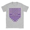 Unisexs Palestine Palestinian Embroidery Tatreez Cross TShirts Cotton Tees Beach Y2K ShortSleeve TShirt ONeck Casual Tee Shirt