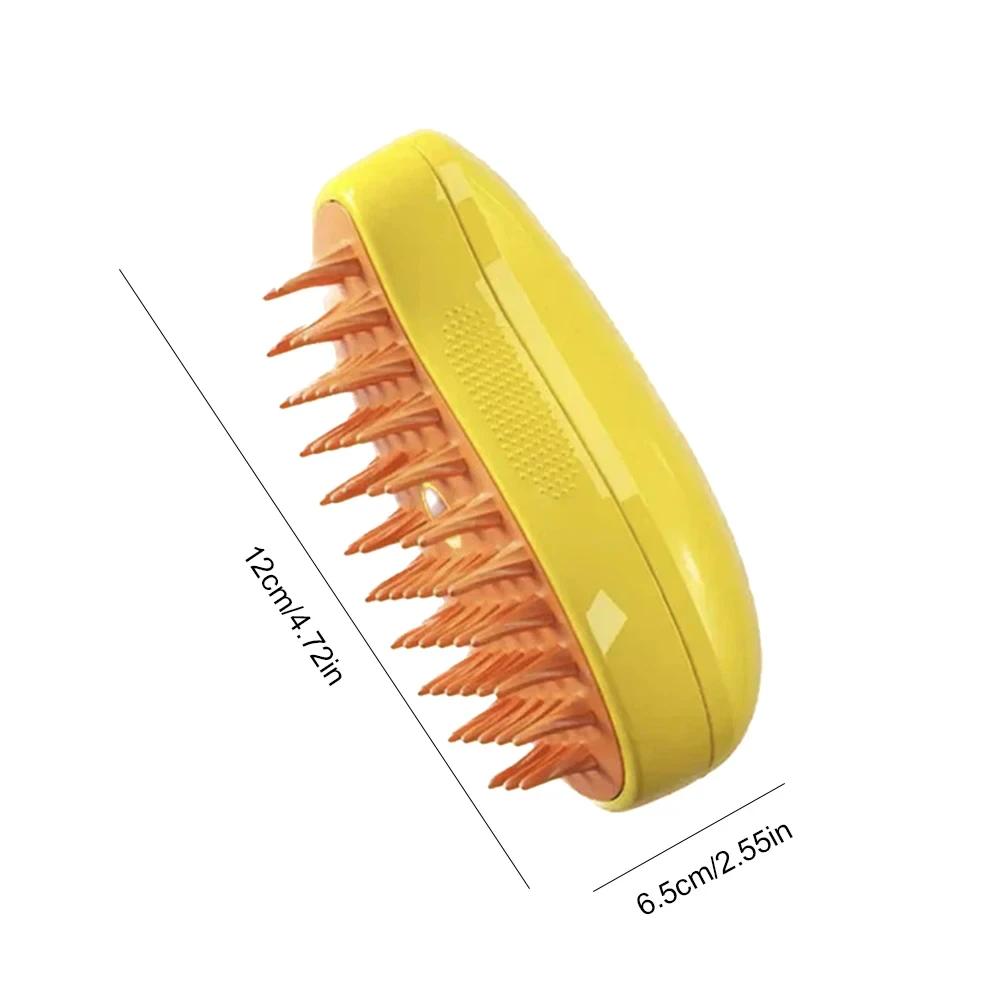 Chat chien brosse à vapeur brosse à vapeur pulvérisateur électrique pour Massage outil de toilettage pour animaux de compagnie perte 3 en 1 pulvérisateurs électriques peignes de Massage